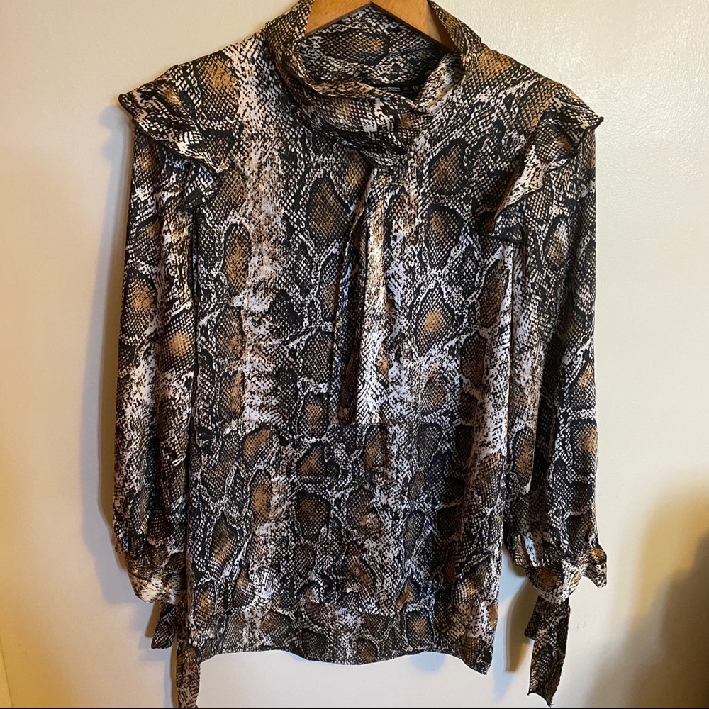Snake print Longsleeve top